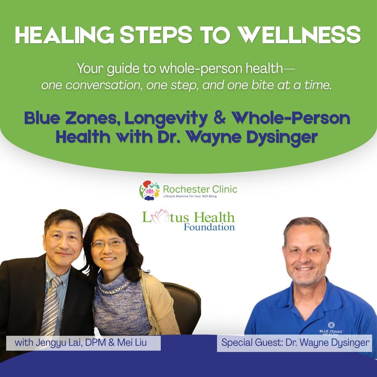 Blue Zones, Longevity, and Whole-Person Health with Dr. Wayne Dysinger