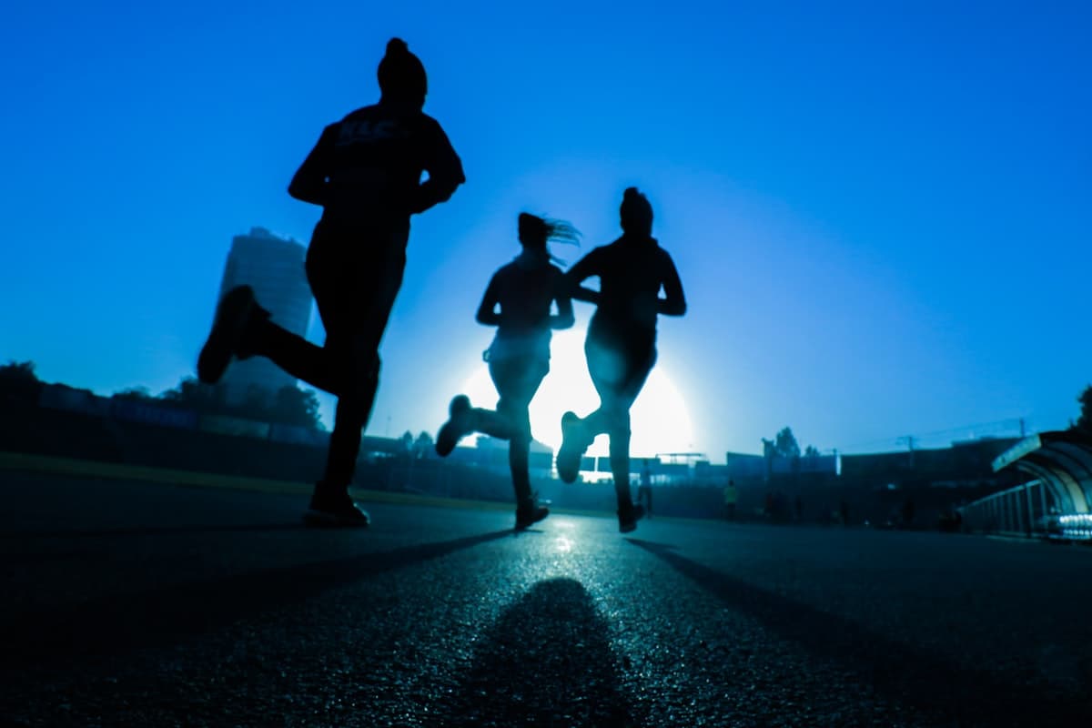 Morning run to support recovery and healing