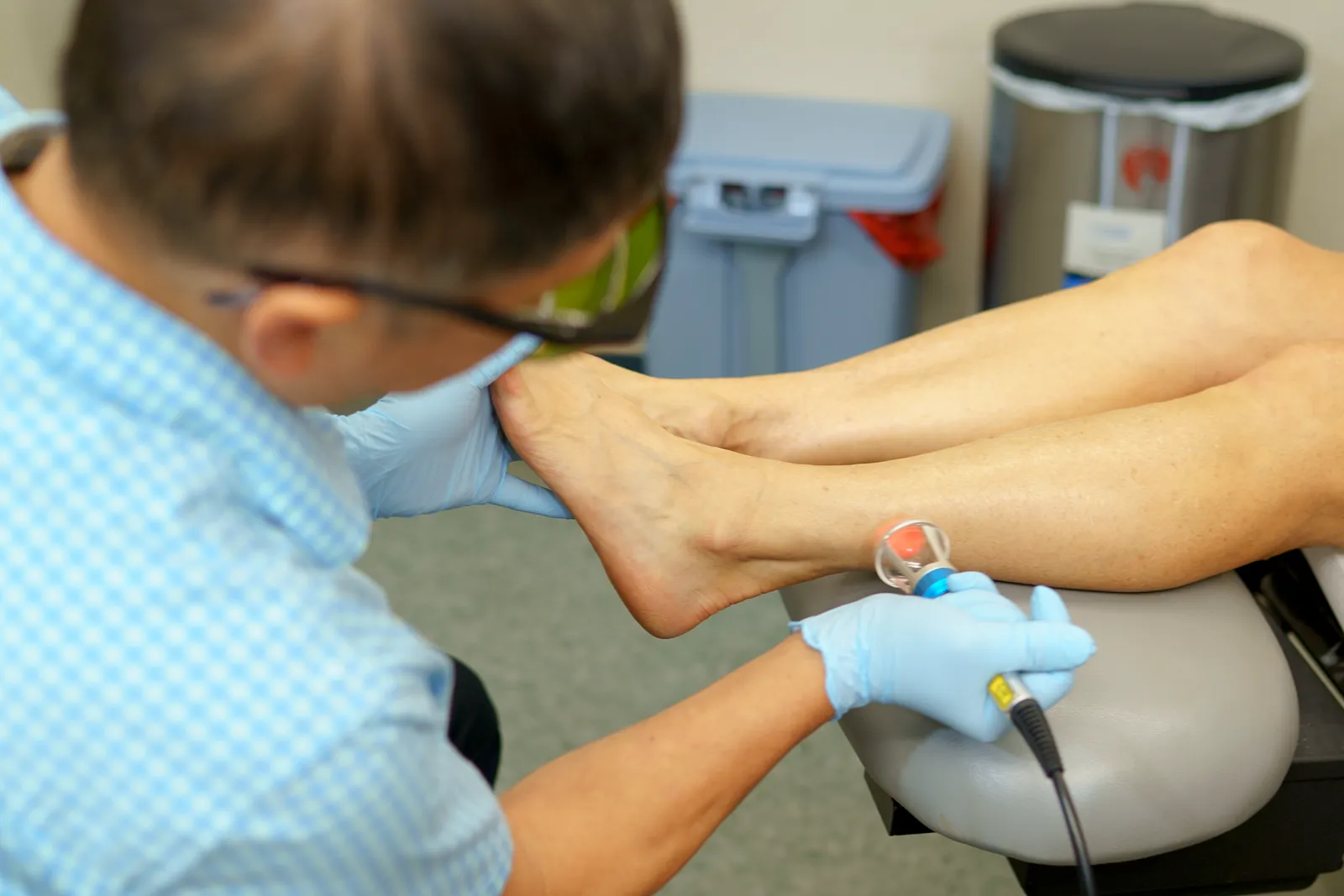 Footwear evaluation at Rochester Clinic