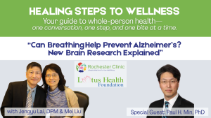 Can Breathing Help Prevent Alzheimer’s? New Brain Research Explained with hosts Mei Liu, Dr Jengyu Lai, Dr Paul Min, PhD