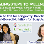 How to Eat for Longevity: Practical Plant-Based Nutrition for Busy Adults with Mei Liu, Dr Jengyu Lai and Dr. Laura Rhaney